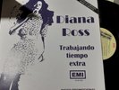 DIANA ROSS-WORKING OVERTIME-LP Mexico Promo Radio Unique cover PS EMI