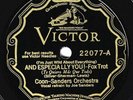 Victor #22077: Coon-Sanders O-And Especially You/Goldkette-Birmingham Bertha E+