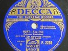 Roy Fox (w Al Bowlly) - Hurt/The Pea-Nut Vendor, Decca F.2239, Jazz 78 1931