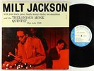 Milt Jackson - With Thelonious Monk Quintet LP - Blue Note Mono DG RVG Ear W 63