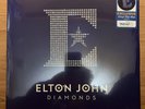 Elton John Diamonds 2 LP Black Vinyl Greatest Hits Includes Slip Mat