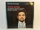 Placido Domingo Verdi Arias  classical lp  signed, autographed vinyl near mint.