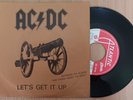 AC/DC Let's Get Up 7/45 NM 1981 MADE IN PORTUGAL ATL 11704 UNIQUE SLEEVE PS