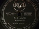 ELVIS PRESLEY Blue moon /Money honey  RCA 1ED RARE 10