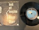 Rare 1972 1st UK Press BLUE Apple Ringo Starr Back off Boogaloo w Picture Sleeve