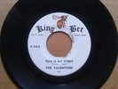 THE VALENTINES- This Is My Story (Chicano DooWop) Texas DooWop  (RARE ) 45rpm