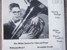 HARVEY PHILLIPS Alec Wilder Sonata for TUBA and Piano LP Mozart Bach Handel
