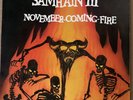 Samhain ‎– November-Coming-Fire LP 1986 Plan 9 ‎– PL9-07 EX/EX - 1st Press