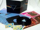 PINK FLOYD THE DARK SIDE OF THE MOON LP SOLID BLUE UK 1ST PRESS POSTERS STICKERS