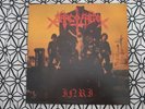 SARCOFAGO Inri LP 1987 ORIGINAL NEAR MINT COGUMELO WHITE LABEL INSERT BLACK META