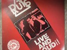 The Ruts Live and Loud  15 Track Vinyl Album Punk