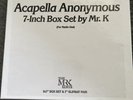 edits by Mr. K Acapella Anonymous box set & Slip Mats