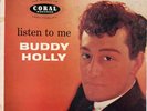 BUDDY HOLLY-LISTEN TO ME CORAL EP EC 81169-1st PRESS VINYL NO GLASSES  RARE