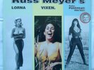 RUSS MEYER, Lorna, Vixen, Faster, Up, Beneath, Supervixens 2LP - 1995   TOP COND