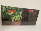 C418 - Minecraft Volume Alpha - Green Vinyl + Volume Beta – Fire Splatter Vinyl