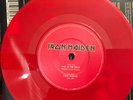IRON MAIDEN 7” RUN TO THE HILLS  RED VINYL UK PRESS 2002 Mint