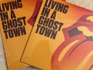 Rolling Stones Living In a Ghost Town - Set of 2 - ORANGE & PURPLE Record LP