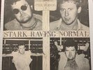 THE BLOOD Punk OI 45 Noise #1 Stark Raving Normal b/w Mesrine
