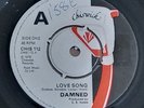 RARE The Damned Love Song large A on label 1979 UK 7