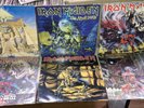 7 LP Iron Maiden Lot:Powerslave,Somewhere In Time,Number Of The Beast,Piece Mind