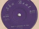Dandy Rudy a message to you Ska Beat JB 273 VG