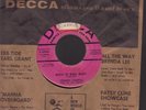 LESS COMMON  ROCKABILLY  45/JOHNNY CARROLL & HOT ROCKS: Rock n Roll Ruby