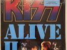 KISS ALIVE II LIMITED EDITION RED & BLUE Splatter Vinyl Lp Record New Sealed