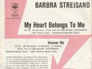 70er Promo Top Muster WL Barbra Streisand My Heart Belongs To Me German 7