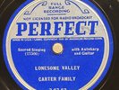 78 rpm / Carter Family / Lonesome Valley / The Little Black Train / Release 1937