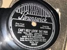 Billie Holiday Teddy Wilson Brunswick 8008 My Man Cant Help Lovin Dat Man 78 10”