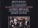 BEETHOVEN 5 Piano Concertos Alfred Brendel Levine Philips Digital 4 LP Box Set