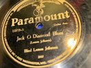 Paramount Blind Lemon Jefferson JACK O' DIAMOND Blues 78 Blues VG