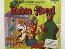 Walt Disney's Robin Hood Story and Songs Vinyl LP & Book Roger Miller