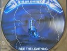 Metallica Picture Disc Ride the Lightning Original Release UK Import 1986