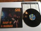 OZZY Diary of Madman 1982 inner sleeve original LP fine Randy Rhoads BLACK SAB