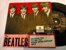 Very rare The Beatles EP She Loves You GEOS 223 Parlophone Sweden VG++/VG++