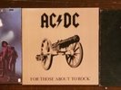 3 AC/DC LPs BACK IN BLACK Let There Be Rock FOR THOSE ABOUT TO ROCK Vinyl Record