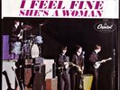 Beatles 45 and Pic Sleeve 1964 I Feel Fine/ She’s a Woman BEAUTIFUL Sleeve