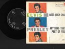 ELVIS PRESLEY: GOOD LUCK CHARM ITALY RCA VICTOR 45 N 1270 COPERTINA BIANCA