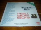 PET SHOP BOYS West End Girls rare 7