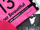 ANDY WARHOL SCREEN TESTS CONCERT COLOR VINYL 2 LP DEAN & BRITTA SIGNED MINT