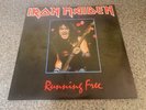 Iron Maiden Running Free Rare Live Original Double LP