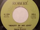 Black Gospel 45 - JOYCE BROWN - Beauty Of His Love - ROBERE - mp3