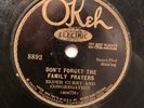 78 rpm: Elder Curry and Congregation: Rare Blues Okeh 8892