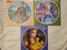 3 SEALED Children's Picture Disc Princess & Frog, Beauty & Beast , Moana PERFECT