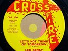 outsider rockabilly 7” LEO SENAY Liven’ Like A Bum HEAR Crossfire 1966 VG+