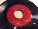 JOHNNY FULLER-HOLLYWOOD 1063-ROUGHEST PLACE IN TOWN/ROUND THE CORNER- BLUES 45