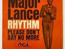 MAJOR LANCE 45 Pic Sleeve Only Rhythm/Please Don't Say No More Okeh