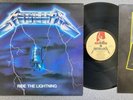 Metallica Ride the Lightning 1st UK vinyl press beige labels MFN  27 NM/EX