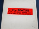 The Beatles White Album Orig'68 Apple 1st Press 7 Song Misprints Sticker Shrink